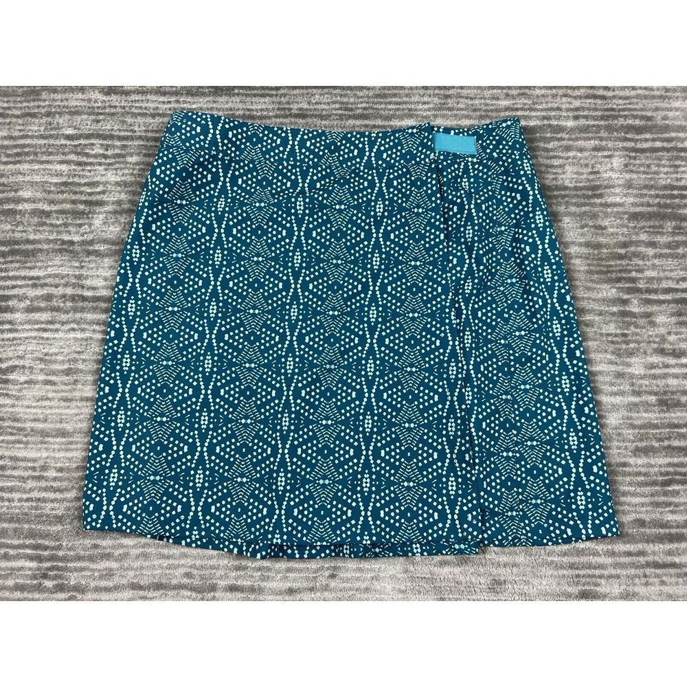 Rip Skirt Womens Medium Green Tropical Wrap Skirt Swim Cover Pocket